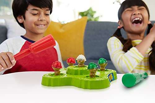 Mattel Games - Hau den Maulwurf! Kinderspiel mit Hämmern