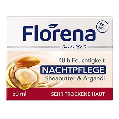 Florena Sheabutter & Arganöl Nachtpflege, 50ml