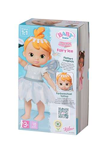 Zapf Creation 831816 BABY born Storybook Fairy Ice oder Poppy 18 cm - Feen-Puppen