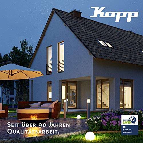 Kopp Energiesäule Garten mit 4 Schutzkontakt-Steckdosen 230 V