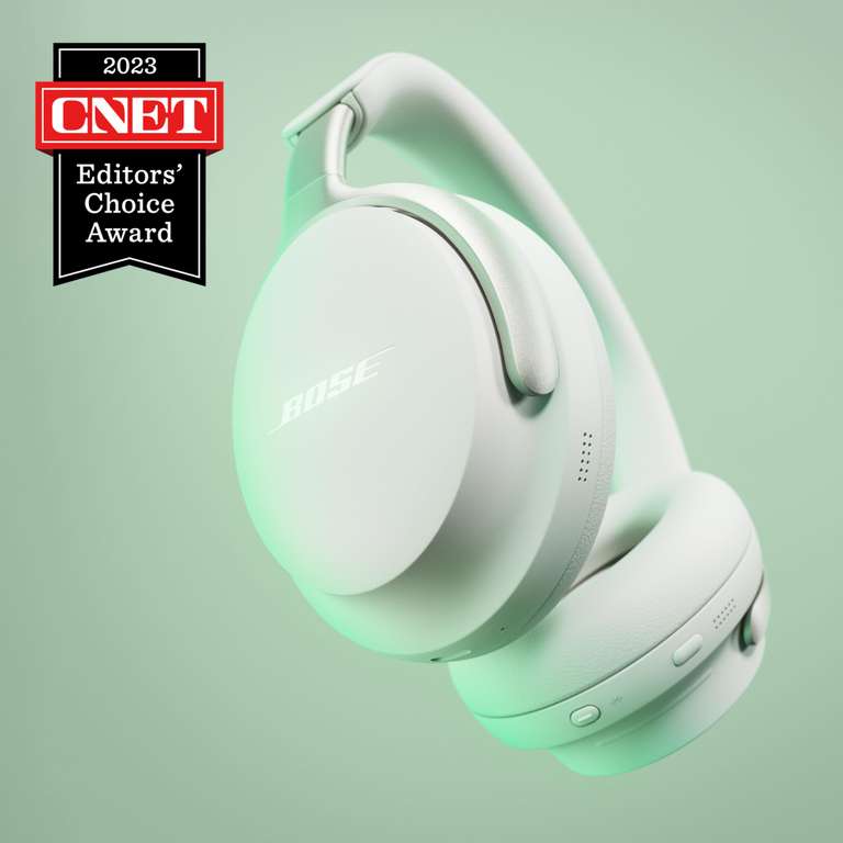 Bose QuietComfort Ultra Kabellose Kopfhörer mit Noise-Cancelling für räumlichen Klang, Over-Ear-Kopfhörer weiß