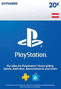 PlayStation Store Guthaben 20 EUR | PSN Österreichisches Konto | PS5/PS4 Download Code
