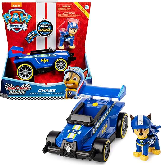 Spin Master Paw Patrol Ready Race Rescue Chase Race & Go Deluxe Vehicle