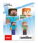 Nintendo AMIIBO: Super Smash Bros. Collection - Steve/Alex (Minecraft) - No. 89