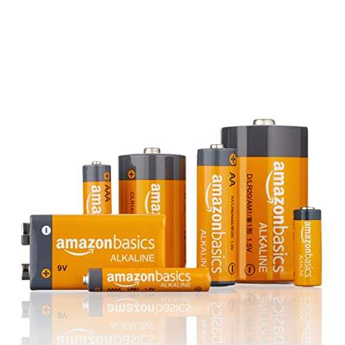 100x Amazon Basics AA oder AAA Alkalibatterien, 1,5 V