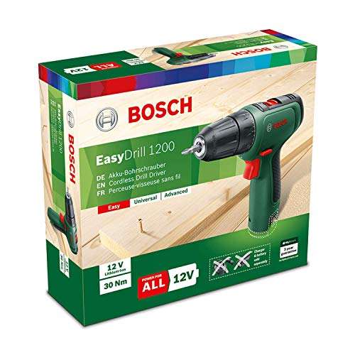 Bosch DIY EasyDrill 1200 Akku-Bohrschrauber solo (ohne Akku)
