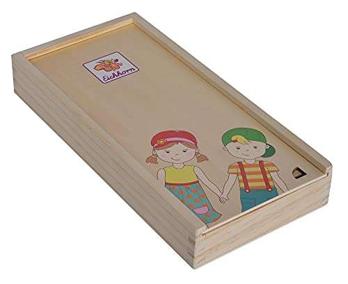 Eichhorn Körperpuzzle mit Holzbox