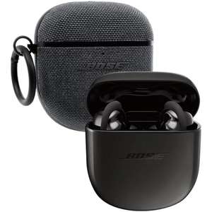 Bose QuietComfort Earbuds II Bundle mit textiler Hülle, Noise-Cancelling In-Ear-Headphones