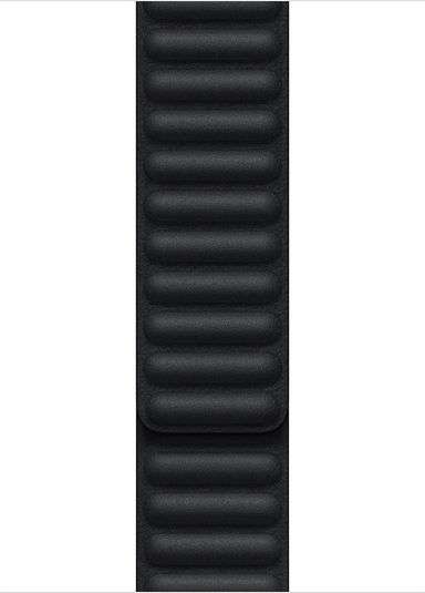 2x Apple Lederarmband für Apple Watch | 41 oder 45 mm | schwarz