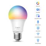 TP-Link Tapo L530E, Wi-Fi-Smart-LED-Lampe, mehrfarbig, verstellbar, E27, 8,7 W 806 lm 2er Pack
