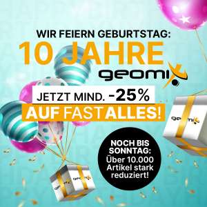 Geomix Mega-Sale +10% on Top!