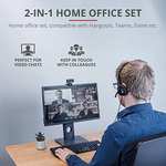 Trust Doba 2-in-1 Home Office Set, On-Ear USB Headset mit Mikrofon und HD Webcam