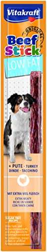 Vitakraft Beef Stick Low Fat Leckerli für Hunde, 50 x 12g