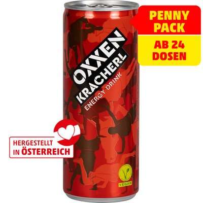 Penny Oxxenkracherl ab 24 Dosen -40 % preis Pro Dose 0,29 Cent