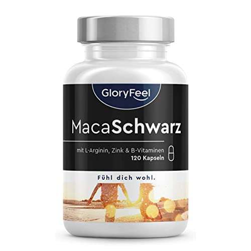 Glory Feel Maca Schwarz - 27.000 mg reines Macapulver (20:1 Extrakt)