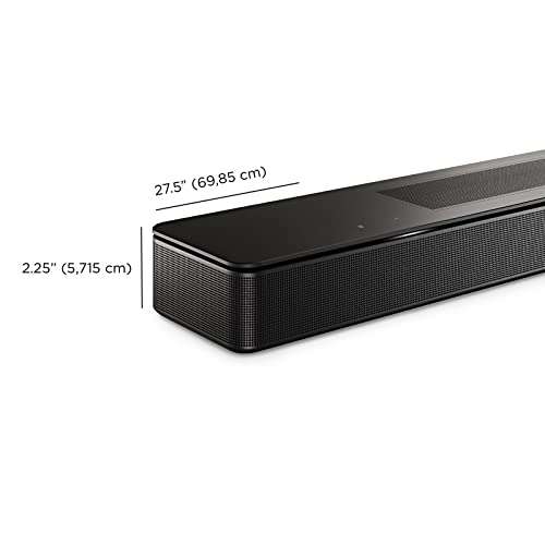 Bose Smart Soundbar 600 Dolby Atmos, Bluetooth-Verbindung – schwarz