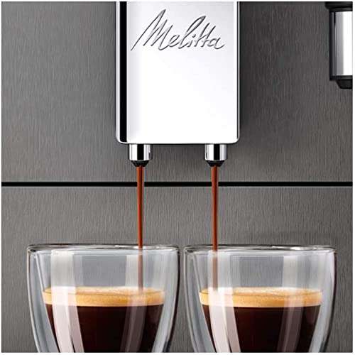 Melitta "Avanza Series 600" Kaffeevollautomat mit Milchsystem (mystic titan)
