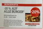 -20% auf alle Burger bei Burgerista Stadioncenter Wien