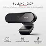 Trust Tyro Webcam Full HD 1080p mit Mikrofon, Weitwinkel, Auto Fokus, USB Plug and Play