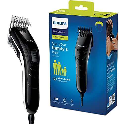 Philips QC5115/15 Haarschneider mit 11 präzisen Längeneinstellungen von 0.5mm bis 21mm