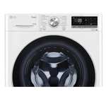 LG Electronics Waschmaschine 10,5 kg, Steam TurboWash, 360° ThinQ, F6WV710P1 Weiß [Energieklasse A]