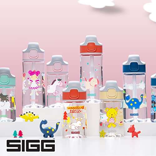 SIGG Miracle Kinder Trinkflasche mit auslaufsicherem Deckel, 0,35l