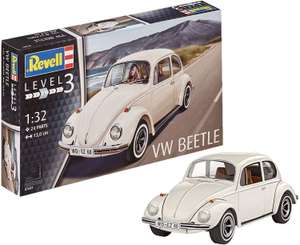 Revell Modellbausatz Auto 1:32 - Volkswagen VW Käfer 1968 (VW Beetle) im Maßstab 1:32