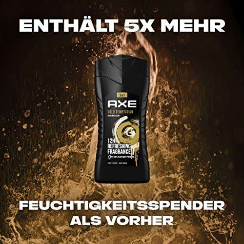 Axe 3-in-1 Duschgel & Shampoo Gold Temptation 6x 250ml