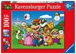 Ravensburger Kinderpuzzle - 12992 Super Mario Fun - Puzzle mit 100 Teilen
