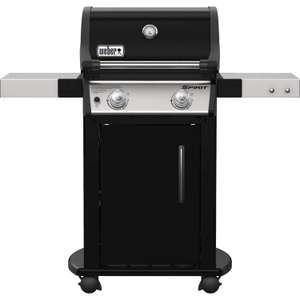 Weber Gasgrill Spirit E-215 GBS mit 2 Brennern Schwarz + gratis Pizzastein
