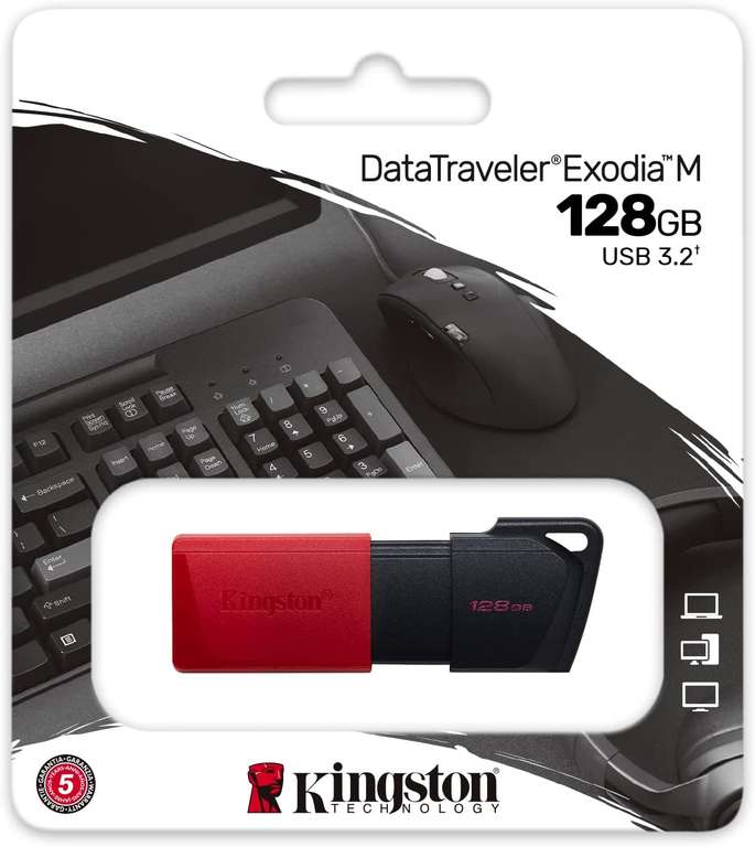 Kingston "DataTraveler Exodia M" USB 3.2 Stick (128GB)