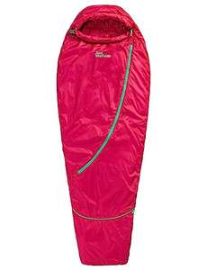 Jack Wolfskin Grow Up Dreamer, Kinder-Mumienschlafsack, pink dahlia