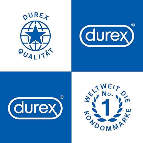 Durex Pleasure Me Kondome – mit Rippen und Noppen – 1 x 40 Stück