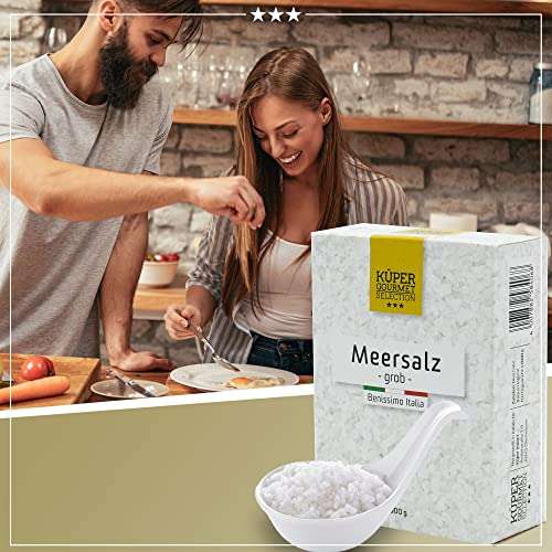 Grobes Meersalz „Küper Selection“ aus Italien (1000g)