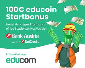 100€ Bonus bei Eröffnung eines GoGreen-Studentenkonto bei der Bank Austria