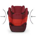 Cybex Silver Solution M-fix SL, Kindersitz (15-36 kg), mit Isofix, Rumba Red