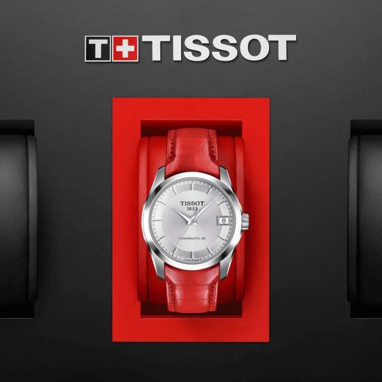 Tissot Couturier Powermatic 80 Automatic, Saphirglas, 32mm Damen Uhr T0352071603101