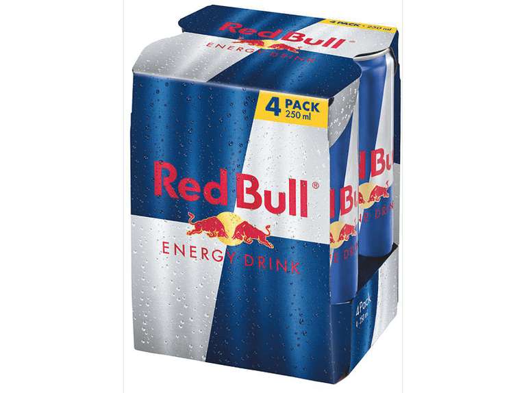 Red Bull 4er Pack 0,25l Dose (0,89€ pro Dose)