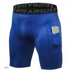 Arsuxeo Men's Running Tight Shorts mit Smartphone Tasche in vielen Größen Farben & Größen