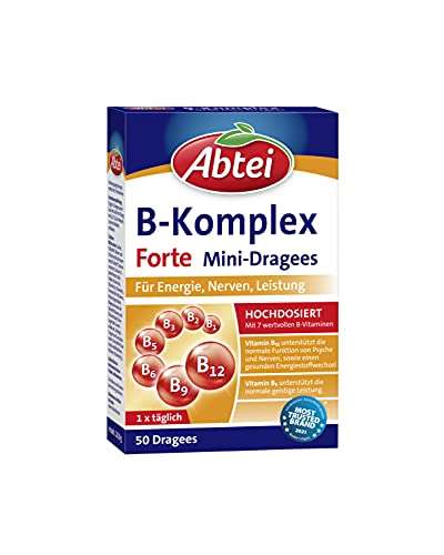 Abtei Vitamin B Komplex Forte, 50 Dragees , Stück (1Er Pack)