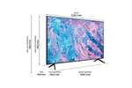 Samsung Crystal UHD CU7179 55" 4K Smart Fernseher mit PurColor, Crystal Prozessor 4K, Motion Xcelerator