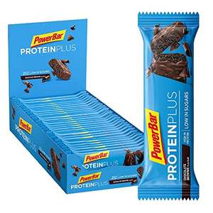 Powerbar Protein Plus Riegel mit nur 107 Kcal - Low Sugar - Chocolate-Brownie (30 x 35g)