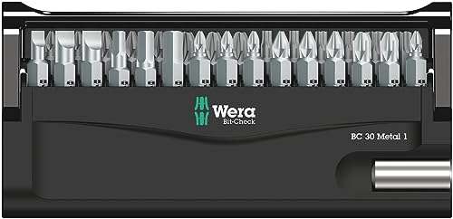 Wera Bit-Check 30 Metal 1 Bitset, 30-tlg.