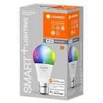 4x Ledvance Smarte LED-Lampe mit WiFi Technologie, Sockel B22d, Dimmbar, Lichtfarbe änderbar (2700-6500K), RGB