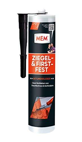 MEM Ziegel- und Firstfest, Lösemittelfreier Bitumenkaltklebestoff, 445g (Amazon)