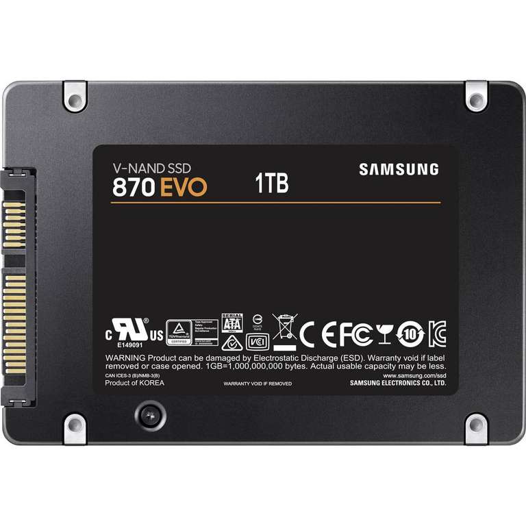 Samsung 870 EVO 4 TB Interne SATA SSD - PAYBACK nicht vergessen!