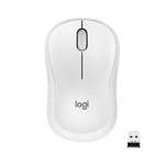 Logitech M220 Silent weiß, USB Funk Maus (1000dpi, leises Klicken)