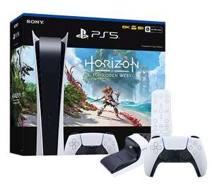 PlayStation 5 Digital Edition + Horizon Forbidden West (Code) + DualSense Wireless-Controller + Medienfernbedienung
