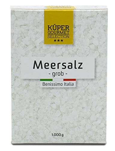 Grobes Meersalz „Küper Selection“ aus Italien (1000g)