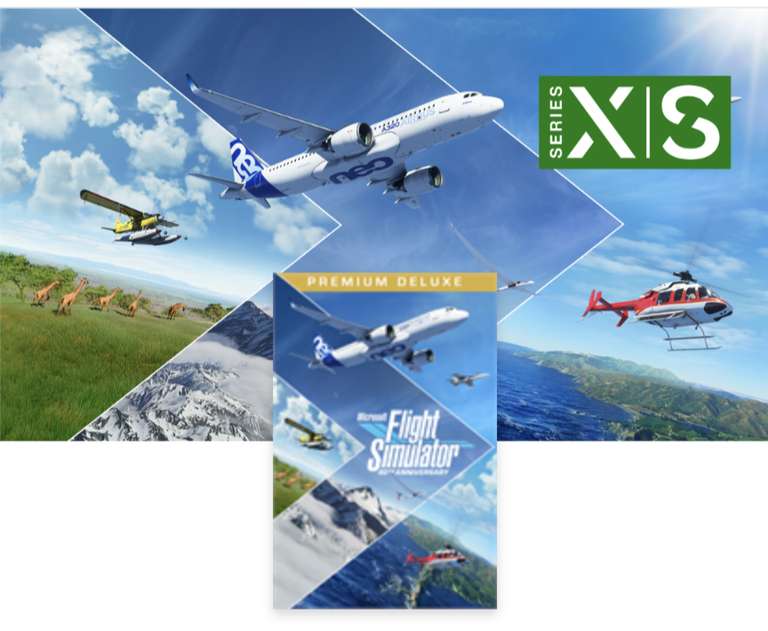 Microsoft Flight Simulator 2020 (Standard, Deluxe, PremiumDeluxe ab 24,81€ für Xbox Series X|S & Windows PC